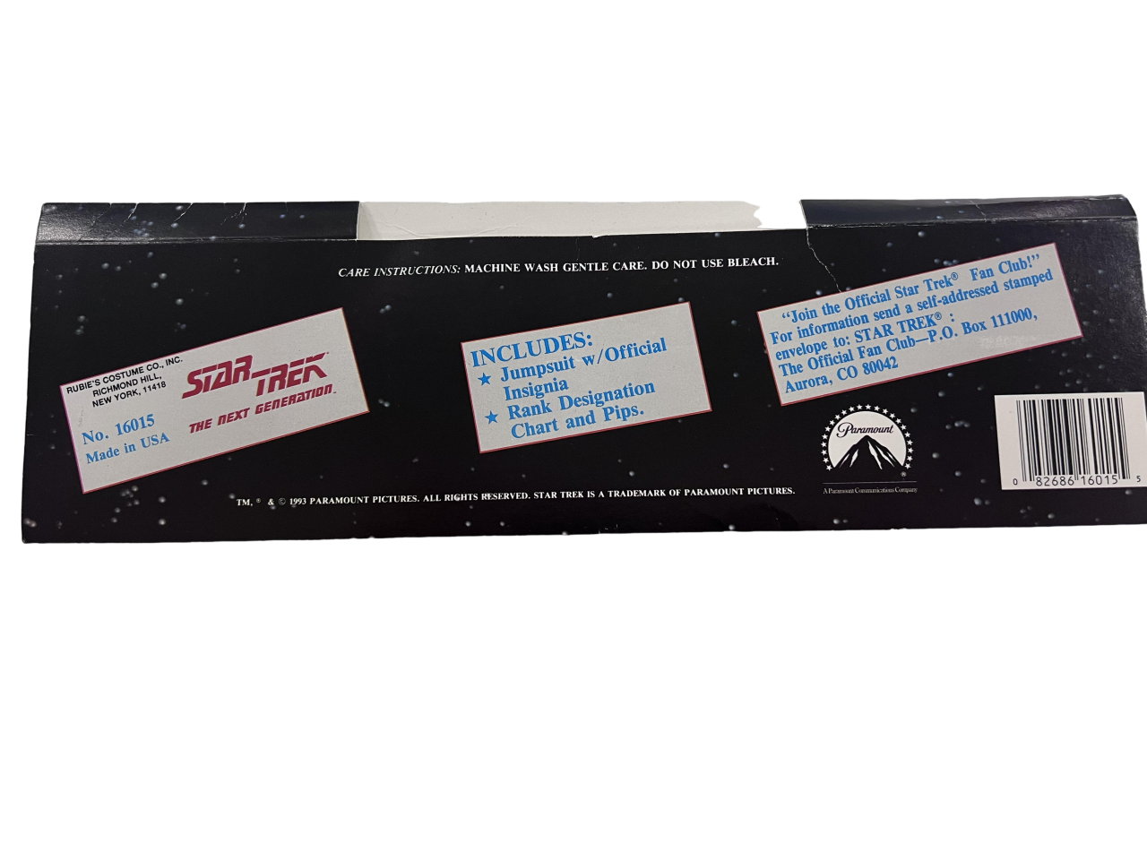 Child Star Trek: The Next Generation Gold Jumpsuit