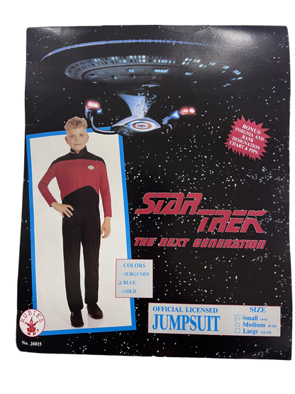 Child Star Trek: The Next Generation Burgundy Jumpsuit